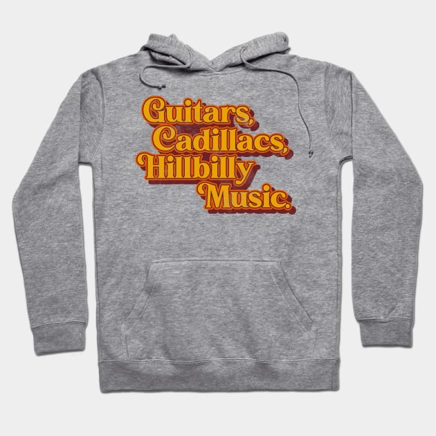 "Guitars...Music" Lyrics Tribute Hoodie by darklordpug